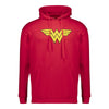 Demo Wonder Woman Logo Yellow Zip-Up Hoodie (Recreated Edition)