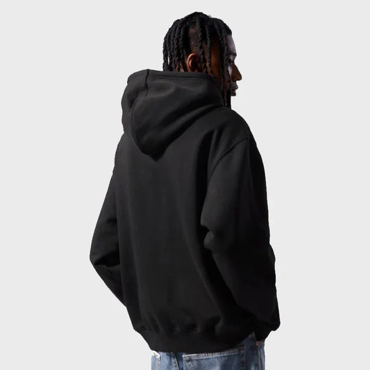 Weekday Oversized Black Pullover Hoodie (Recreated Edition)