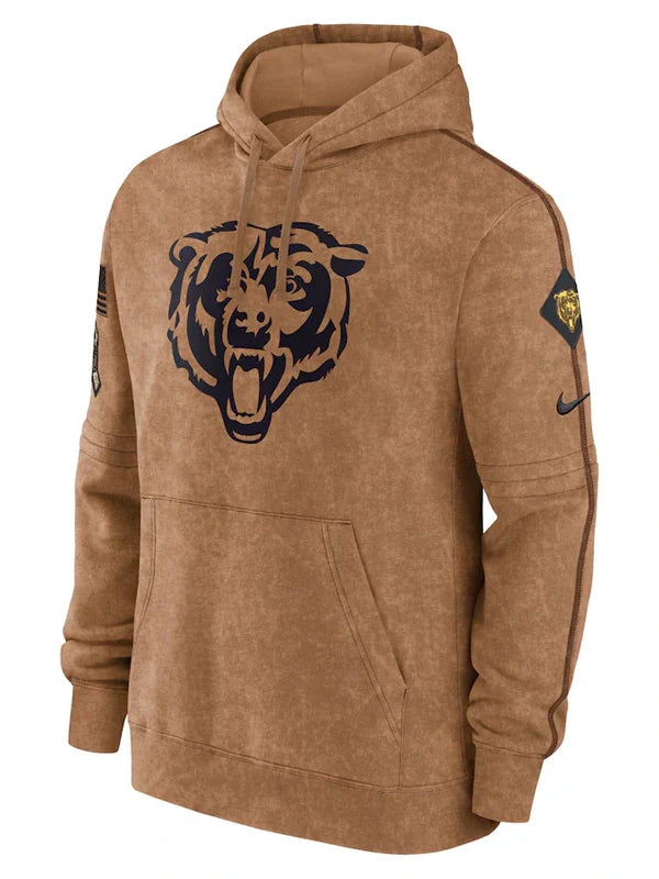 2023 Chicago Bears Salute To Service Hoodie Recreated Edition