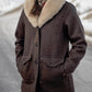 Beth Dutton Yellowstone Fur Shawl Collar Coat