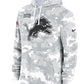 2024 Detroit Lions Arctic Camo Salute to Service Hoodie Recreated Edition