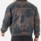Men’s Sheepskin Distressed Brown Fur Collar Jacket - Rugged and Luxurious