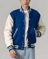Unisex Navy Blue Varsity Lettermen Jacket