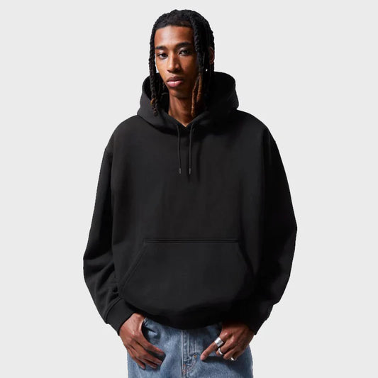Weekday Oversized Black Pullover Hoodie (Recreated Edition)