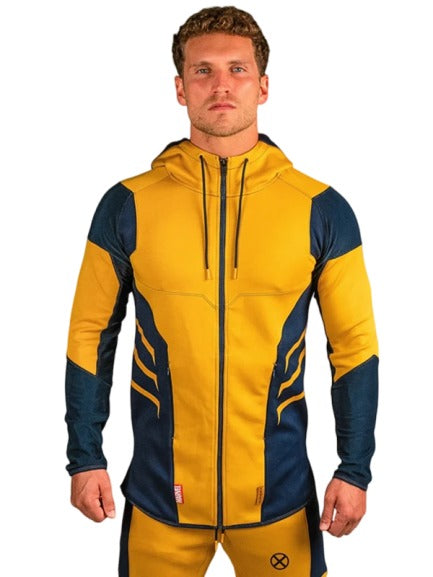 Wolverine Yellow Zip-Up Hoodie (Recreated Edition)