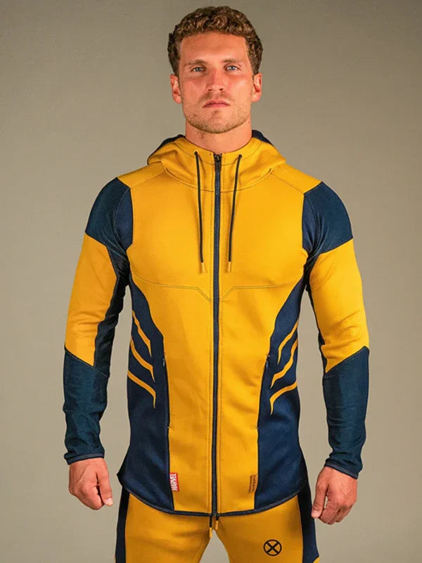 Wolverine Yellow Zip-Up Hoodie (Recreated Edition)