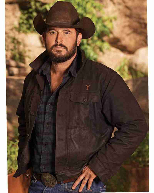 Yellowstone Rip Wheeler Black Cotton Jacket