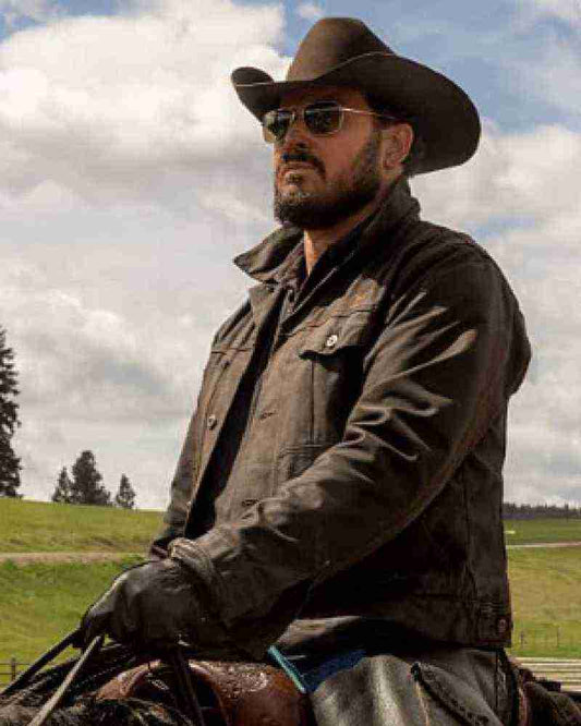 Yellowstone Season 5 Cole Hauser Black Jacket